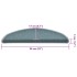 Alfombrilla escalera 30 uds azul 56x17x3