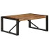 Mesa de centro multicolor 80x80x35 cm madera maciza