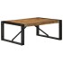 Mesa de centro multicolor 80x80x35 cm madera maciza