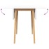 Dining Table Natural Solid Wood