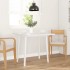 Mesa de comedor de madera maciza de caucho