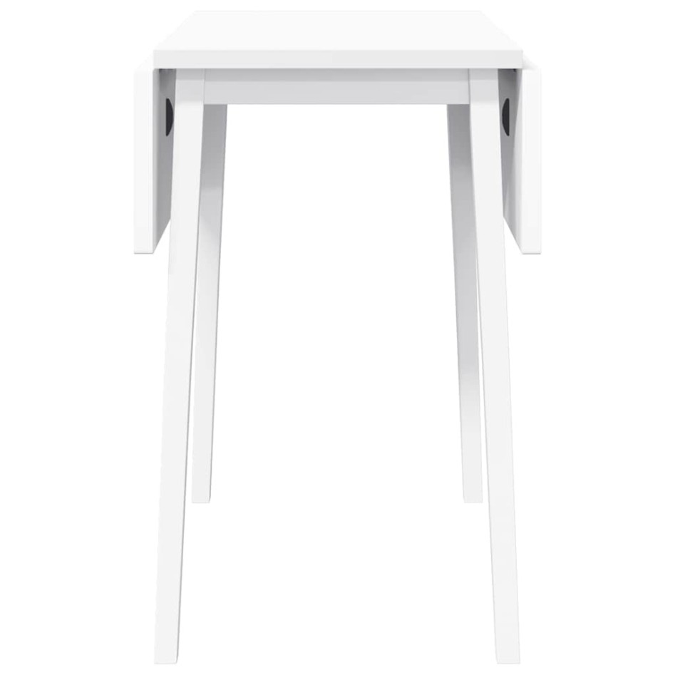 Mesa de comedor de madera maciza de caucho