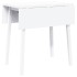 Mesa de comedor de madera maciza de caucho