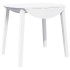 Mesa de comedor de madera maciza de caucho