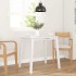 Mesa de comedor de madera maciza de caucho