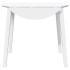 Mesa de comedor de madera maciza de caucho