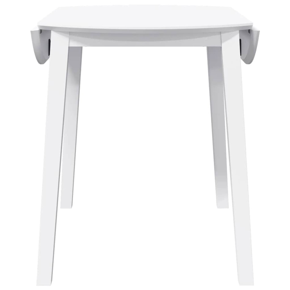 Mesa de comedor de madera maciza de caucho