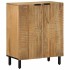 Aparadores 3 piezas madera maciza mango marrón 60x33x75