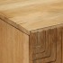 Aparadores 3 piezas madera maciza mango marrón 60x33x75