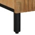 Aparadores 3 piezas madera maciza mango marrón 60x33x75
