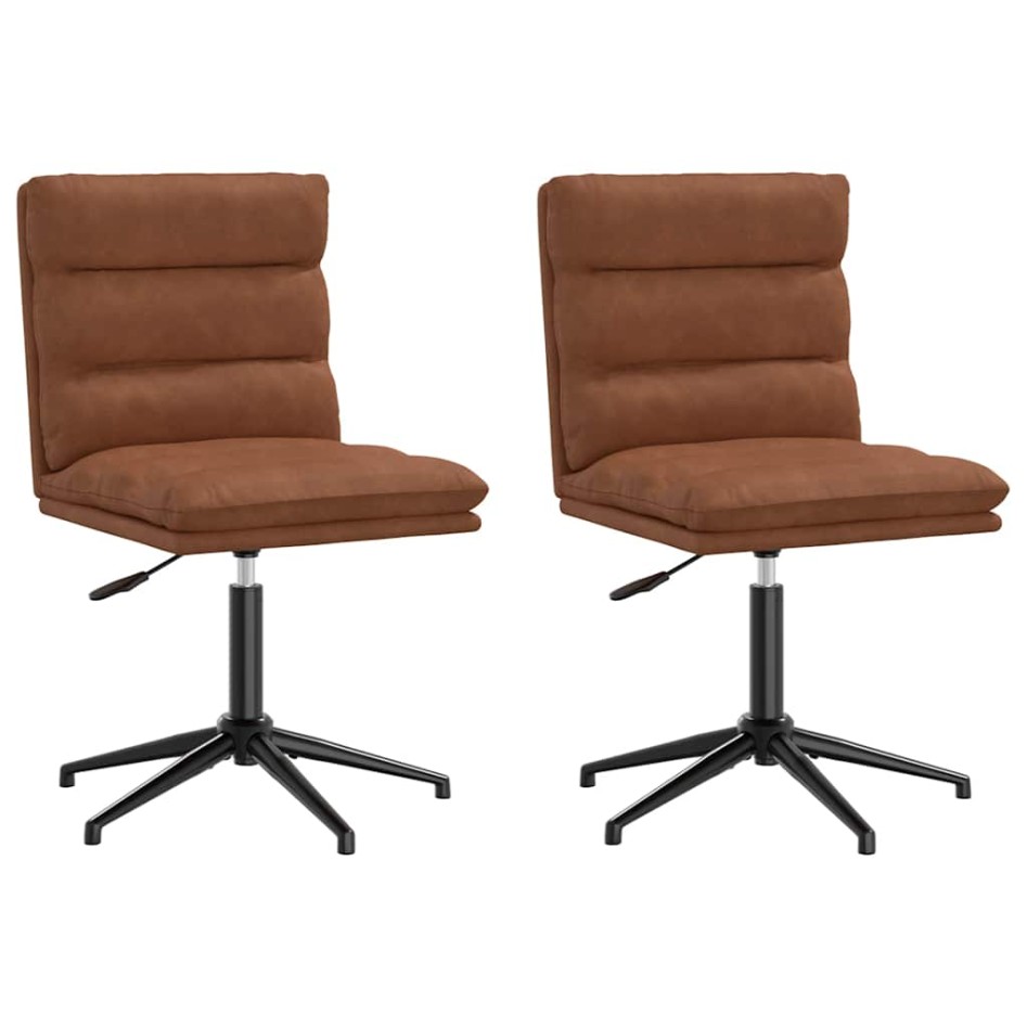 Sillas de comedor 2 unidades cuero sintético