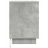 Mesitas de noche con luces LED 2 uds gris hormigón 38x34x50