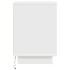 Mesillas de noche con luces LED 2 uds blanco 38x34x50