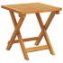 Tumbonas con mesa 2 unidades madera maciza de