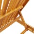 Tumbonas con mesa 2 unidades madera maciza de