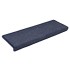 Alfombrilla escalera 30 uds 65x21x4 cm Gris y
