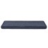 Alfombrilla escalera 30 uds 65x21x4 cm Gris y