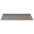 Alfombra autoadhesiva escalera sisal 30 uds 65x21x4 cm