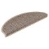 Alfombra autoadhesiva escalera sisal 30 uds beige