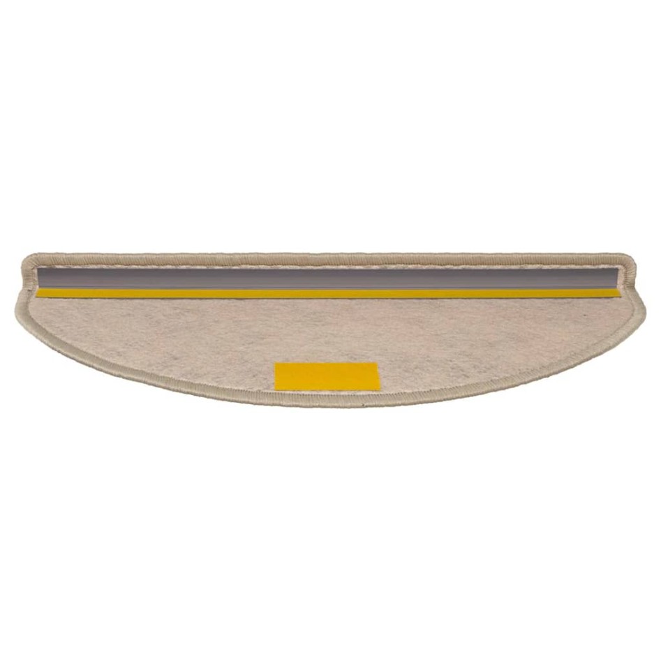 Alfombra autoadhesiva escalera sisal 30 uds beige