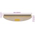 Alfombra autoadhesiva escalera sisal 30 uds beige