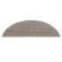 Alfombra autoadhesiva escalera sisal 30 uds 56x17x3 cm