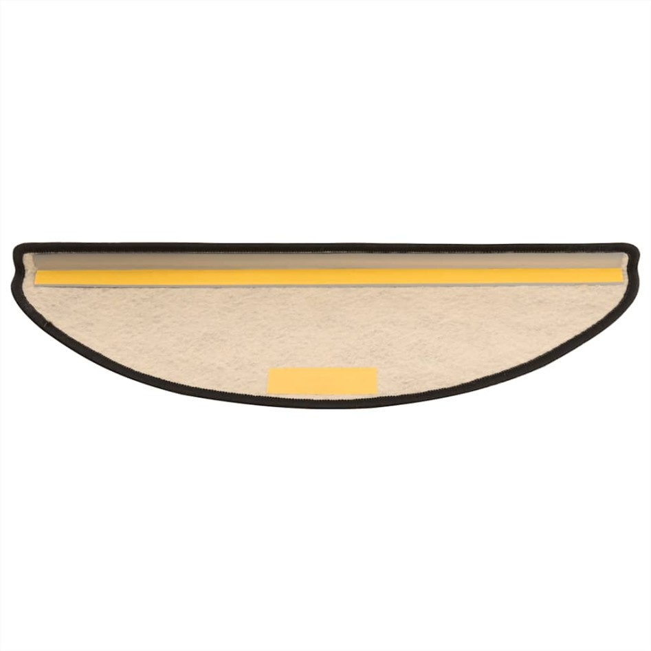 Alfombra autoadhesiva escalera sisal 30 uds 65x21x4cm