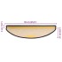 Alfombra autoadhesiva escalera sisal 30 uds 65x21x4cm