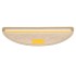 Alfombra autoadhesiva escalera sisal 30 uds 56x17x3 cm