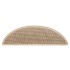 Alfombra autoadhesiva escalera sisal 30 uds 56x17x3 cm