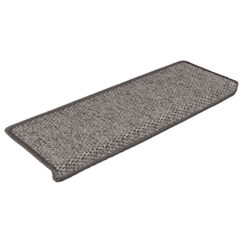 Alfombra autoadhesiva escalera sisal 30 uds Grey and