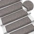 Alfombra autoadhesiva escalera sisal 30 uds Grey and