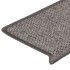 Alfombra autoadhesiva escalera sisal 30 uds Grey and