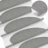 Alfombra autoadhesiva escalera sisal 30 uds 65x21x4 cm