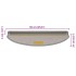Alfombra autoadhesiva escalera sisal 30 uds 65x21x4 cm