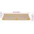 Alfombra autoadhesiva escalera sisal 30 uds beige
