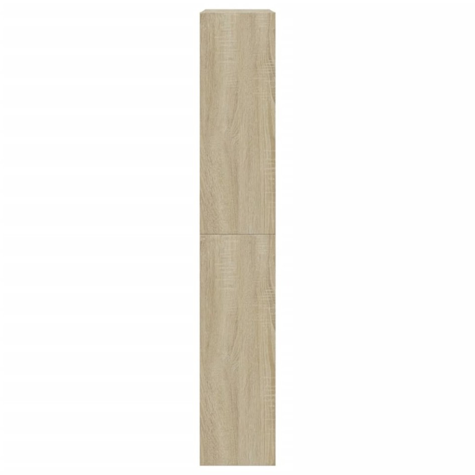 Zapatero de madera de ingeniería roble Sonoma 60x21x125,5