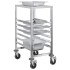 Carro con bandejas y 6 contenedores GN 39x55x87