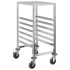 Carro con bandejas y 6 contenedores GN 39x55x87