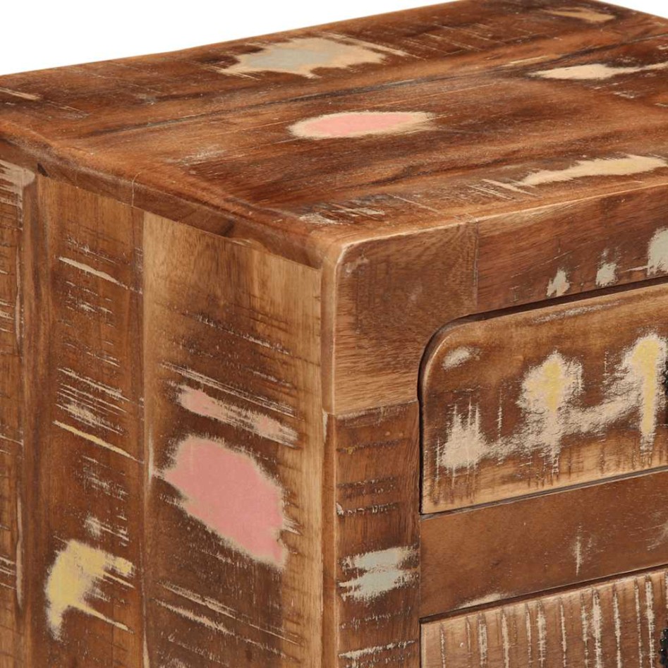 Mesita de noche 37x32x50 cm madera maciza