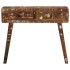 Mesa consola madera maciza reciclada 90x32x75