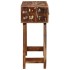 Mesa consola madera maciza reciclada 90x32x75