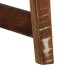 Mesa consola madera maciza reciclada 90x32x75