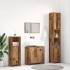 Juego de muebles de baño 4 piezas madera ingeniería