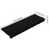 Alfombrilla escalera 20 uds 65x21x4 cm