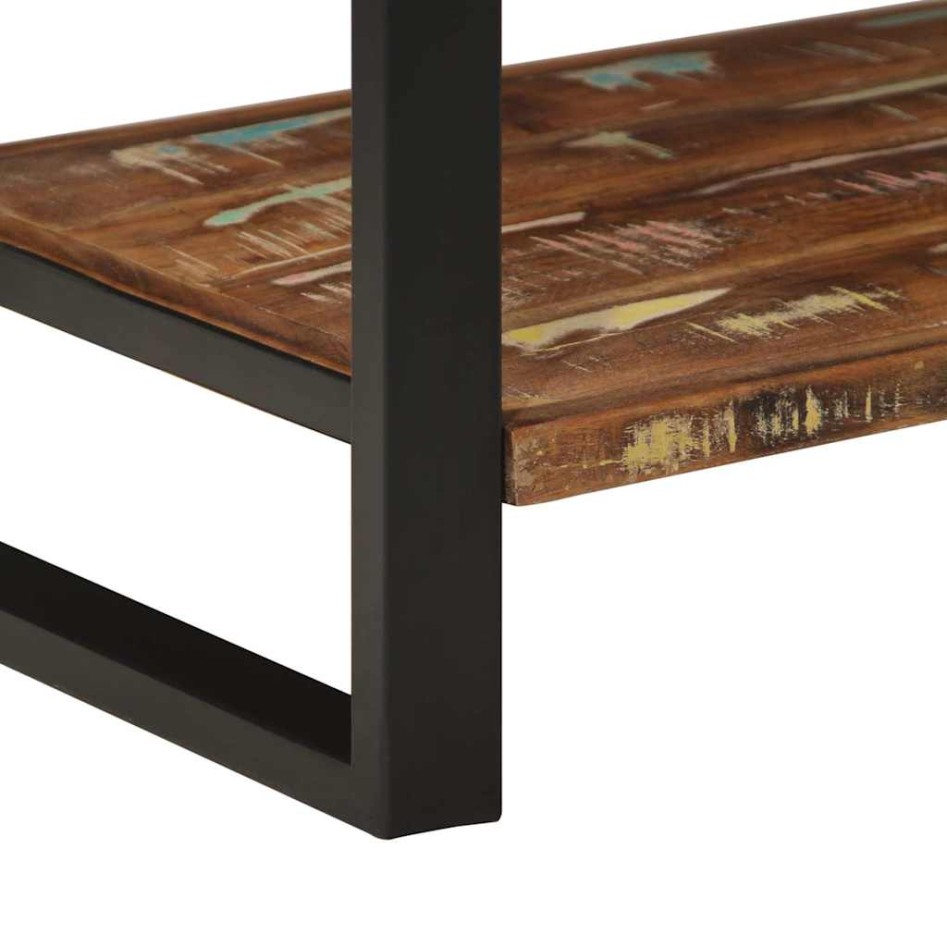 Perchero multicolor madera maciza reciclada 80x40x190