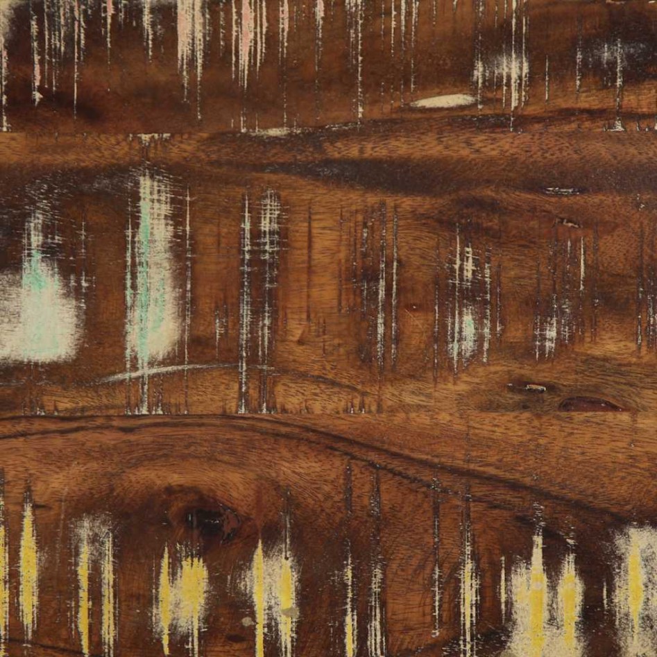 Perchero multicolor madera maciza reciclada 80x40x190