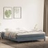 Cama box spring con colchón terciopelo gris oscuro 180x220