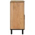 Aparador marrón 80x33x75 cm madera maciza