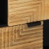 Aparador marrón 80x33x75 cm madera maciza